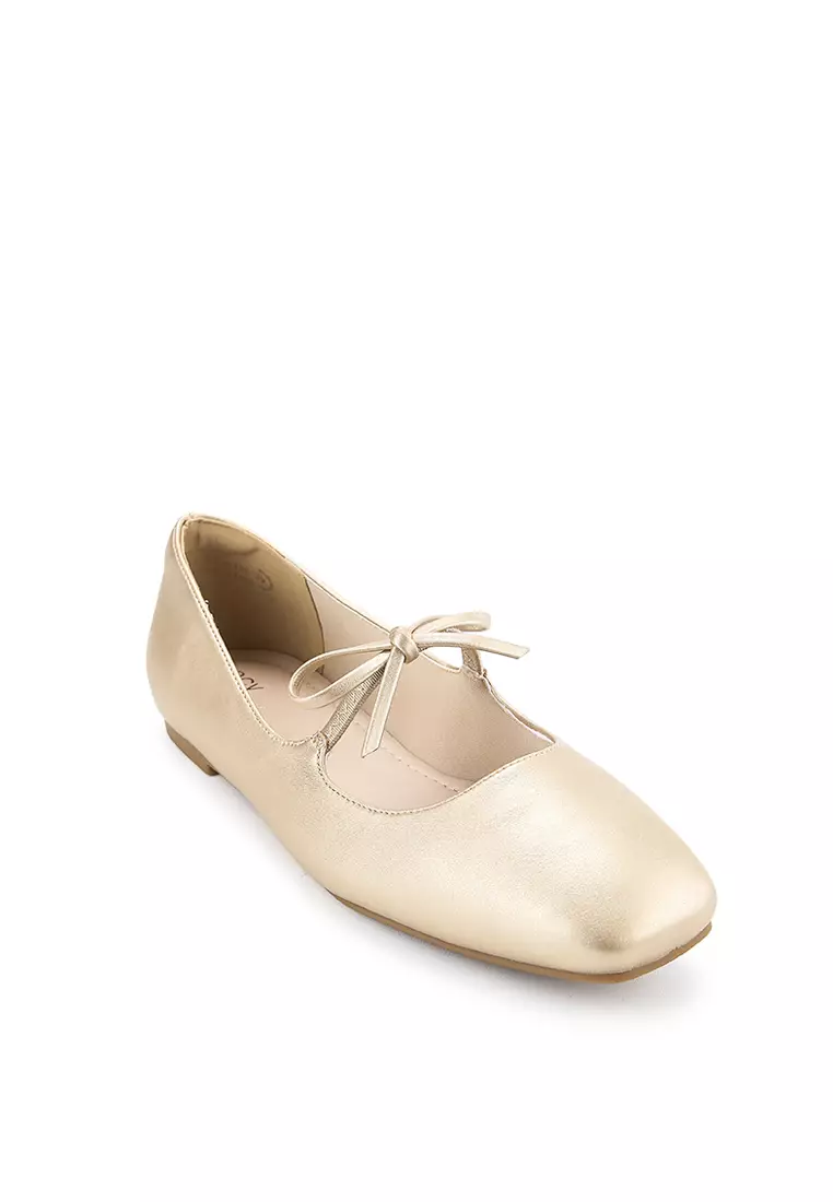 Honey J2475-11 Flat Shoes Champagne