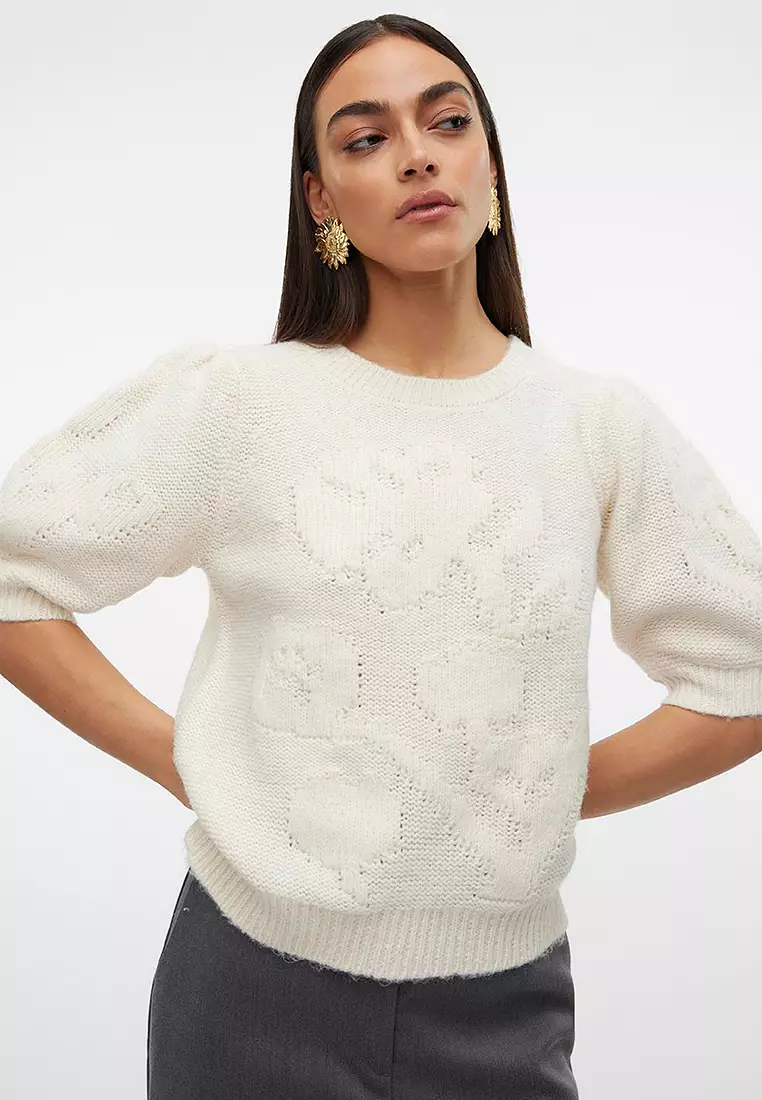 [AVANDRESS] Vero Puff Sleeve Warmer Set Knit★送料&関税込み Buy Vero Moda Aire Puff Sleeve Sweater 2025 Online | ZALORA