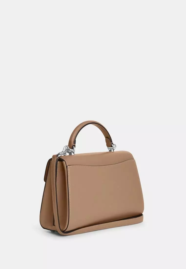 Coach Eliza Top Handle Taupe