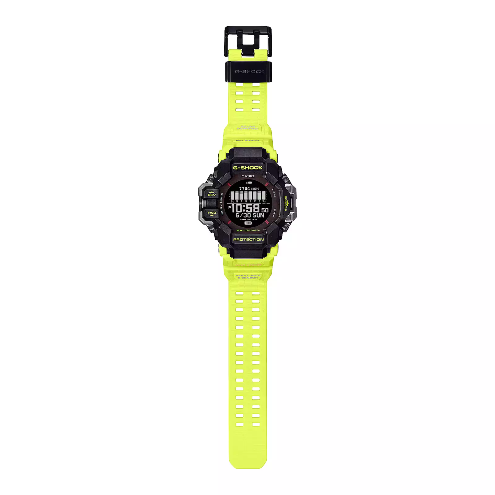 Casio G-Shock Master Of-G Rangeman - Jam Tangan Digital Pria - Yellow Black - Resin Band - GPR-H1000RY-1A9