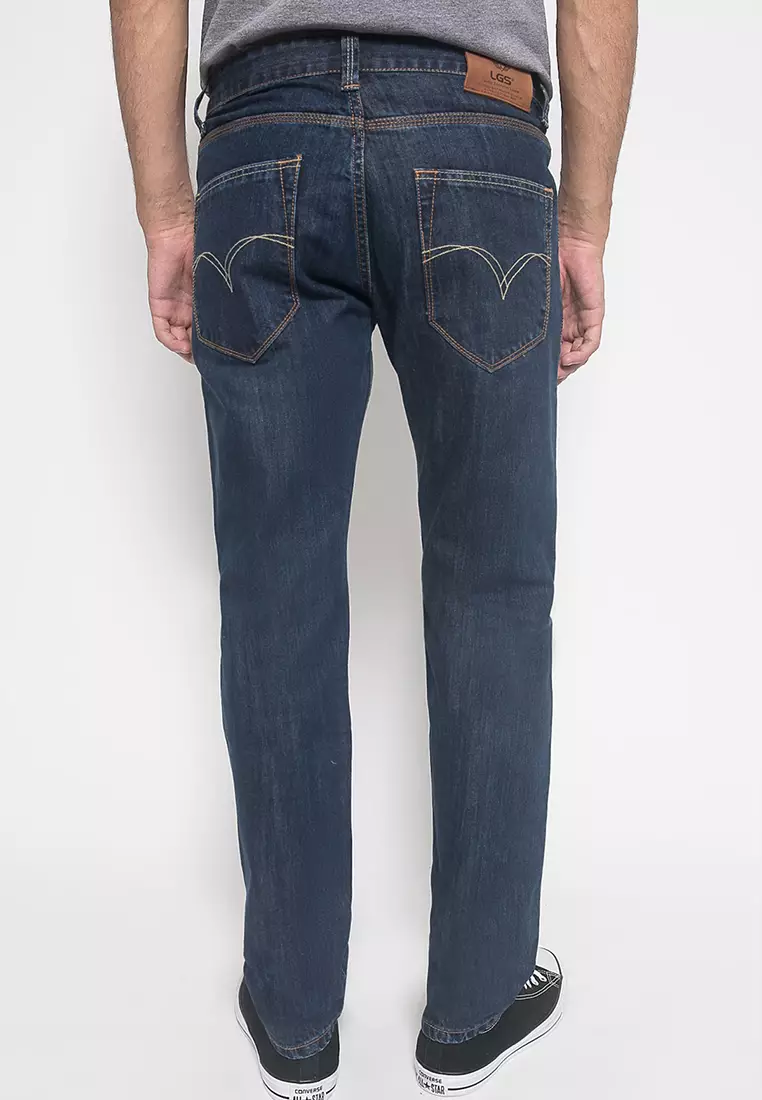 LGS - Celana Panjang Jeans - Jeans - Biru - Slim Fit - JSF.505.100.2.C