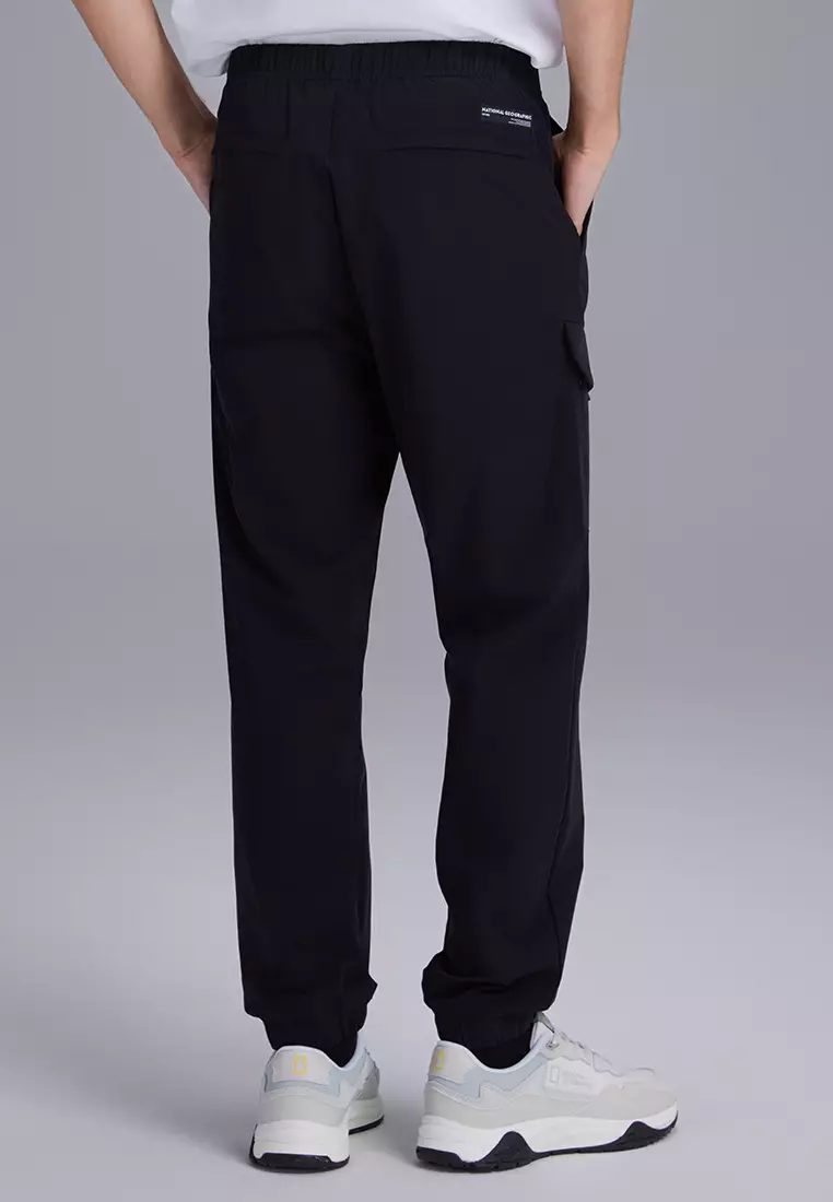 男裝Active梭織運動束腳長褲