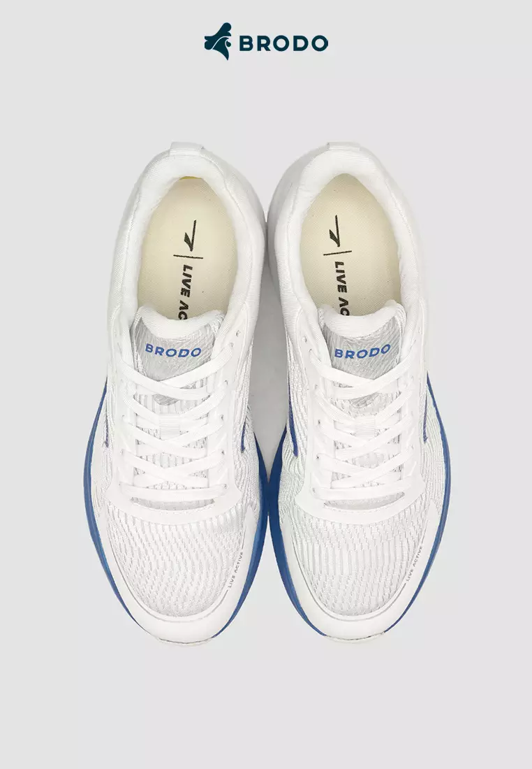 BRODO - Running Shoes Active Inizio White Blue