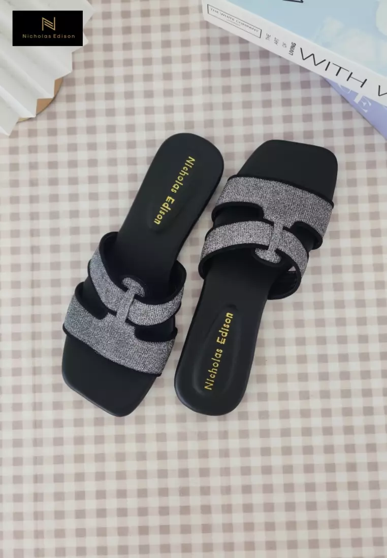Nicholas Edison Sandal Jenica Black