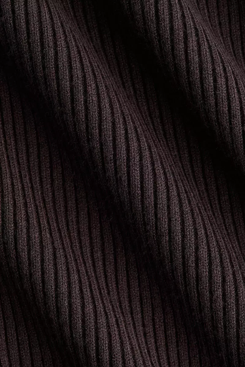 Rib-knit dress