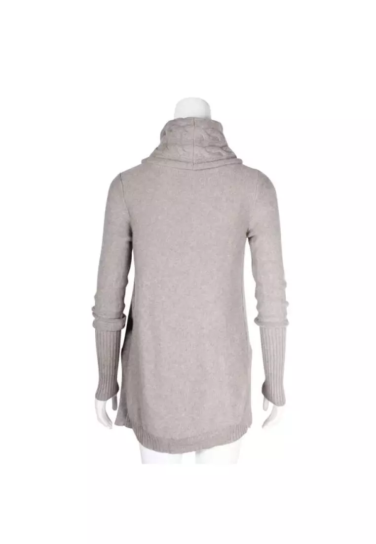 Theory alpaca top blend twisted turtleneck