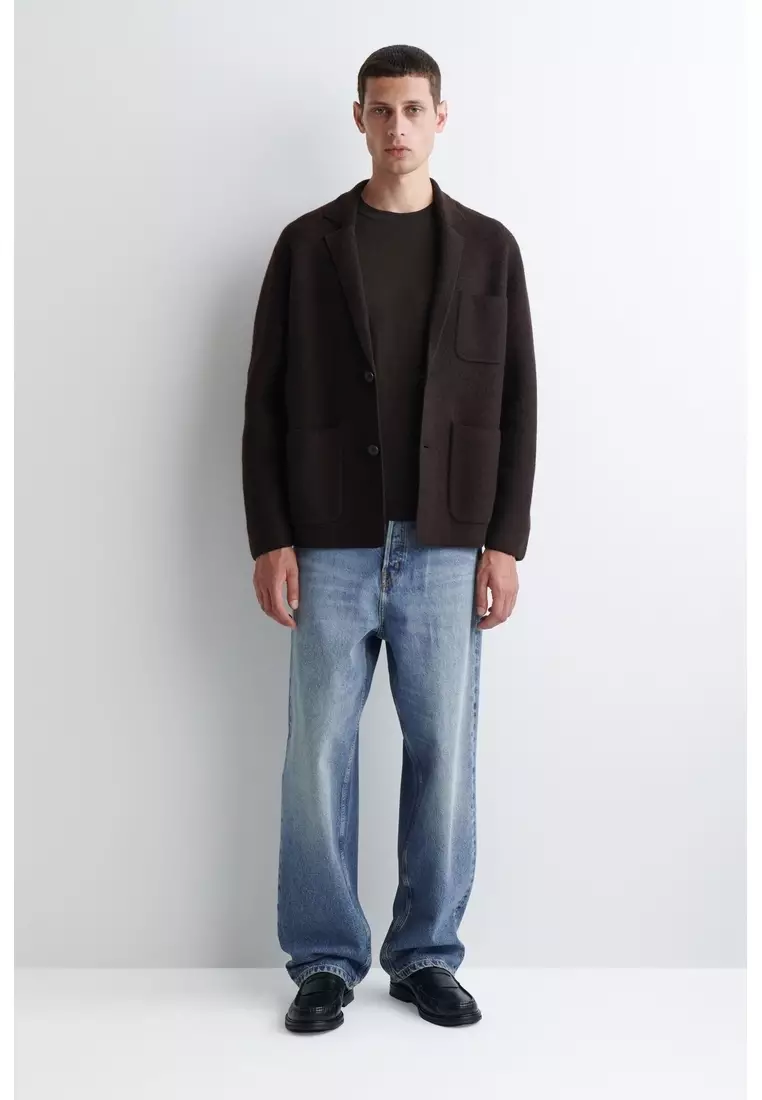 BOILED MERINO WOOL BLAZER