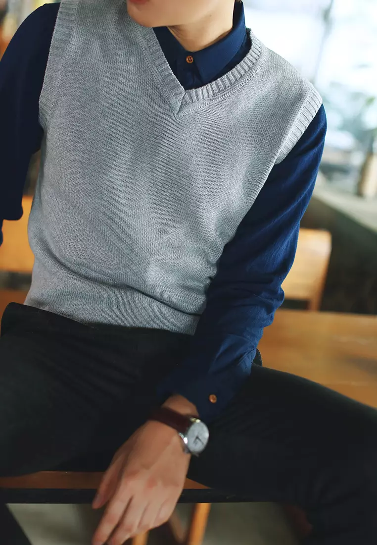 V-neck Casual Vest XH2019