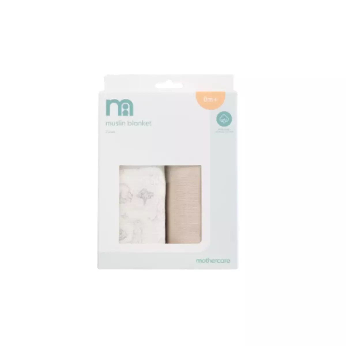 Mothercare Muslin Blankets XL 2 Pack Girls - Selimut Tidur Bayi