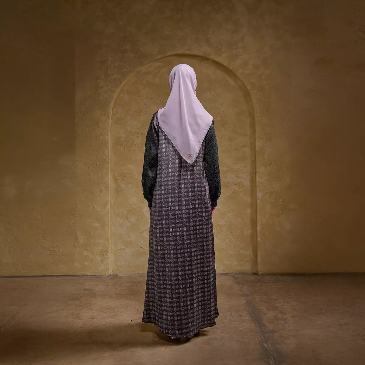 ZM Zaskia Mecca - Kanae Browny Gamis Wanita Premium - Teman Serumpun - Edisi Kamboja