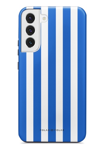 Polar Polar blue Blue Stripe Samsung Galaxy S22 Plus 5G Dual-Layer Protective Phone Case (Glossy) 0723EACCFFDDD4GS_1