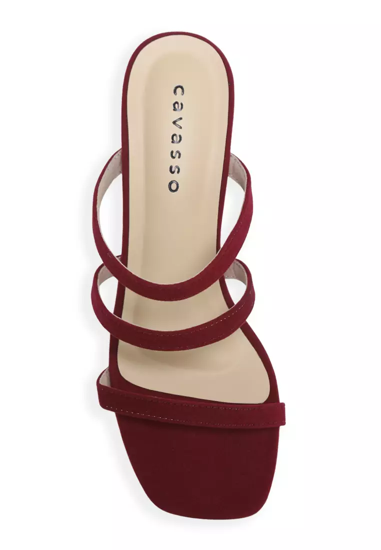 Zahra Heels Maroon