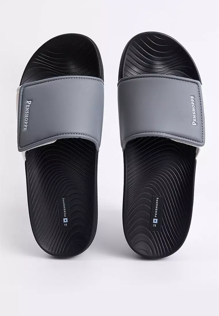 Men's Two-Tone Soft Sole Slides