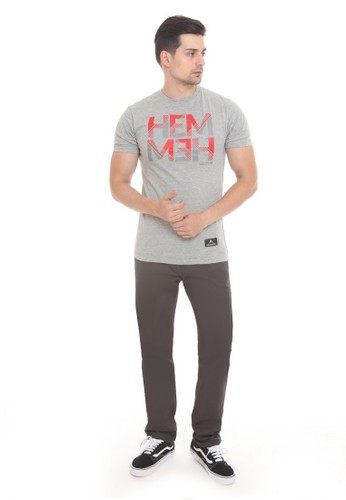 Jual HEMMEH Celana  Chino Panjang  Abu Tua Hemmeh Original 
