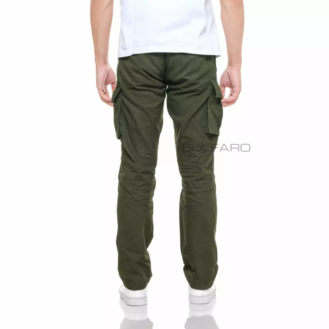 Cargo Canvas Pants Army Regular Fit