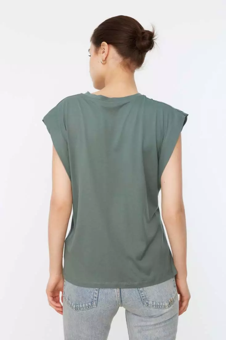 Padded Basic T-Shirt