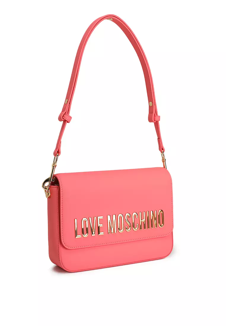 Jual Love Moschino Bold Love Flap Shoulder Bag (nt) Original 2025