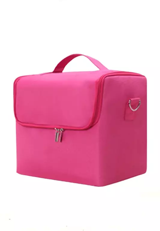 Elmar Tas Organizer Make Up Rak Perhiasan Wanita Large Storage Material Oxford ORIGINAL - Pink