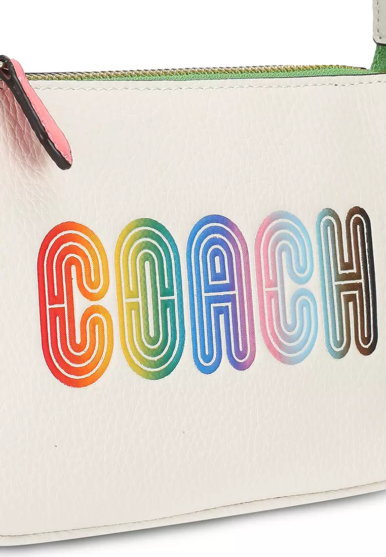 Buy Coach Nolita Wristlet with Rainbow Graphic 19 (cv) Online