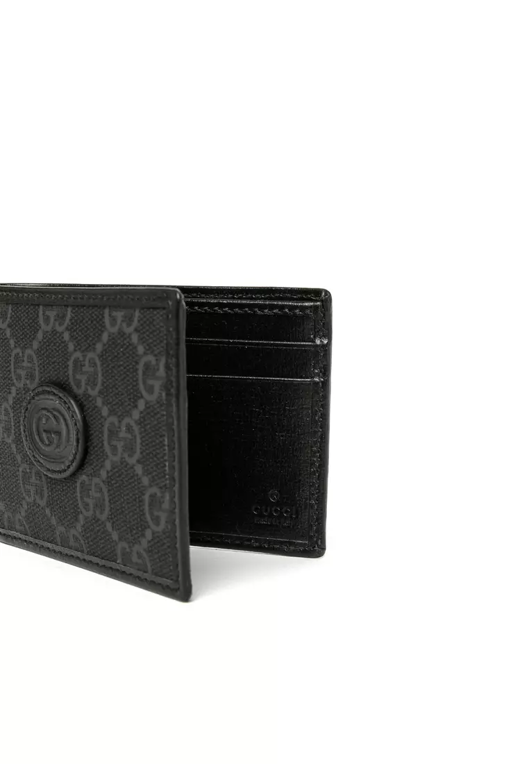 Gucci Signature Wallet With Id Window in Black for Men