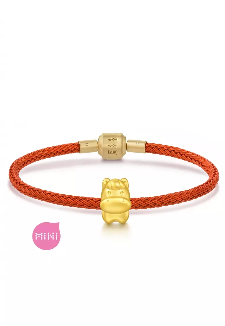 999 Gold Horse Charm for Women & Men 95932C  [Bracelet not included]