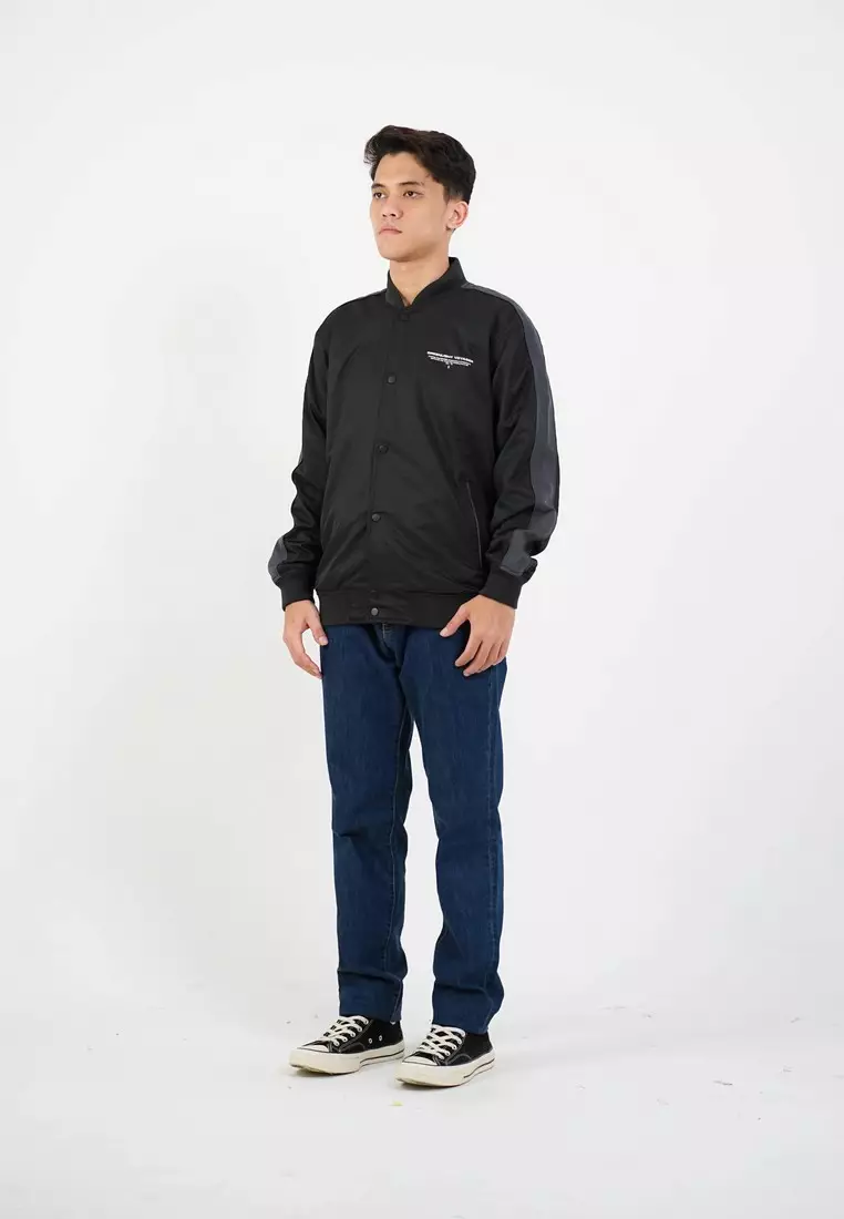 Greenlight Voyager Men's Bomber Jacket Regular Fit Taslan Kanji OL-C010225