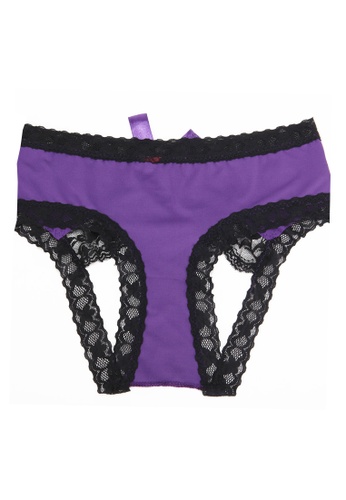 LYCKA purple LEB1202-Lady One Piece Casual Panty (Purple) 32004US1EDBCC7GS_1