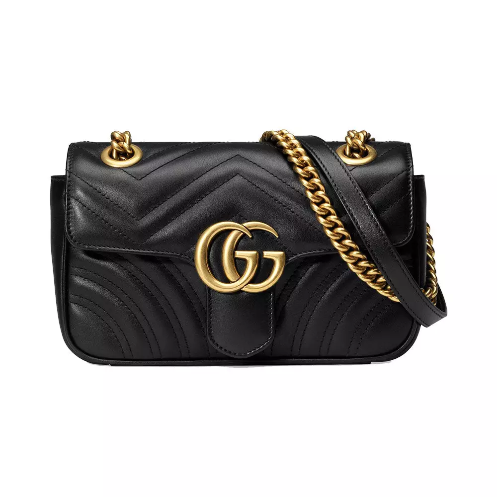 Jual Gucci Gucci GG Marmont Camera Bag Mini Black Ghw Original 2023