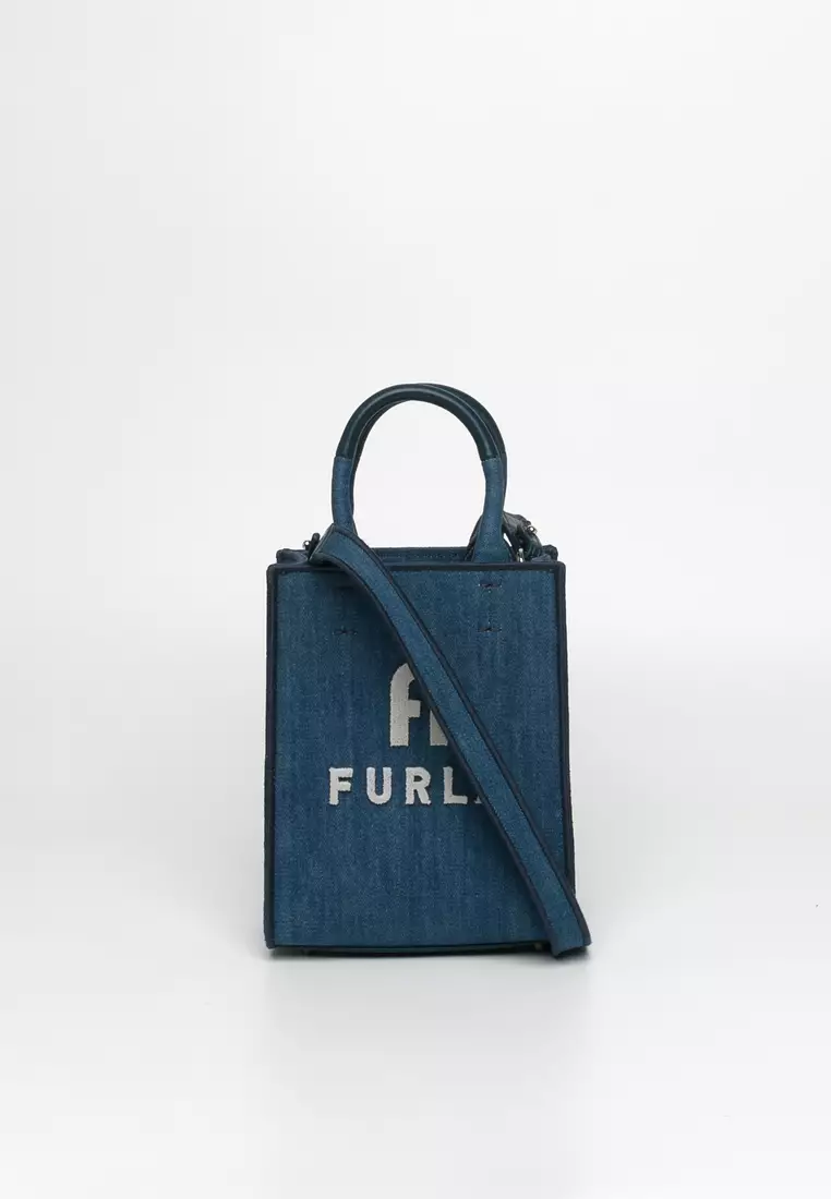 Furla Opportunity S Tote Blu Jay+Marshmallow