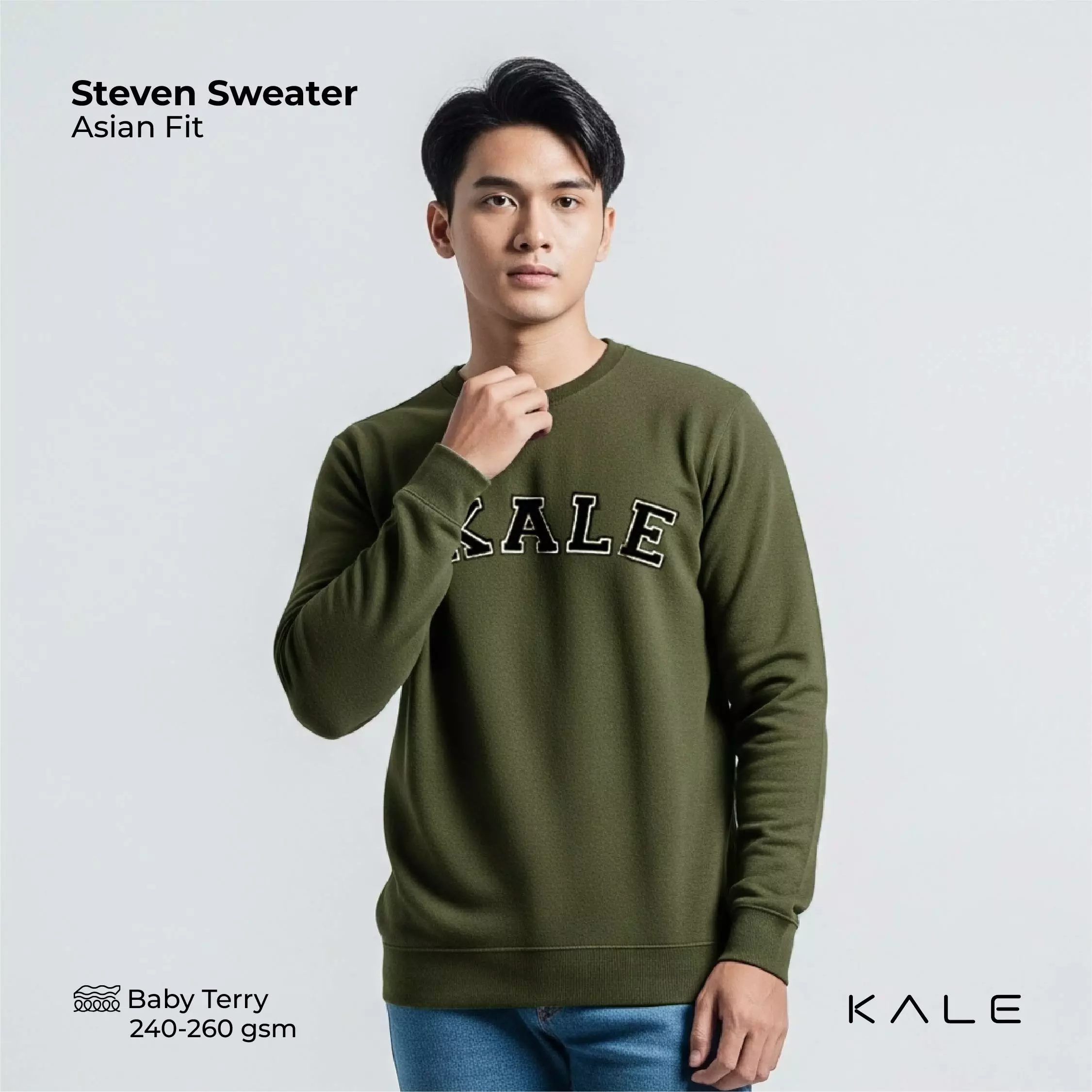 Kale Steven Army / Sweater Pria