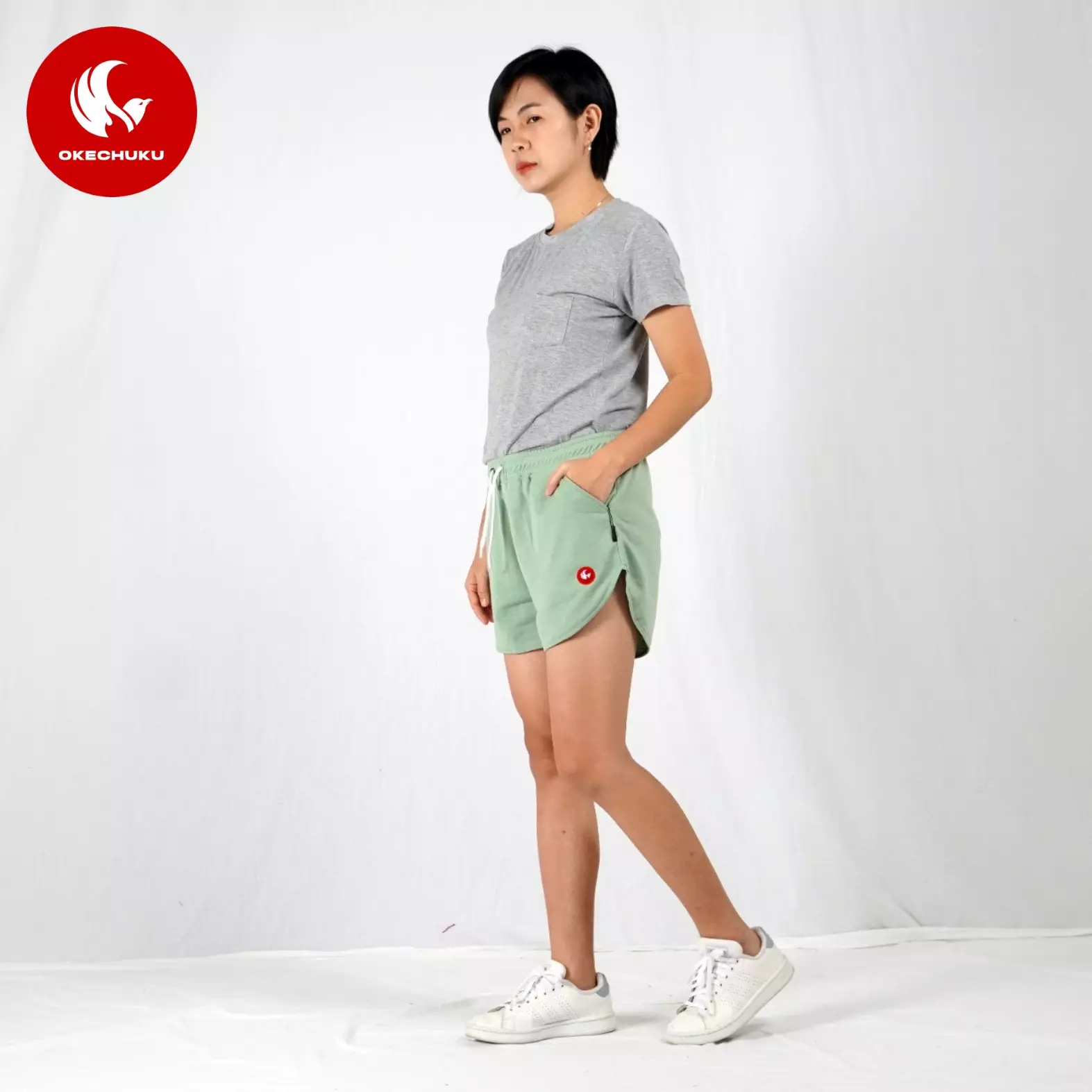  MINI Celana Pendek Wanita Hot Pants Celana Lari - MINT