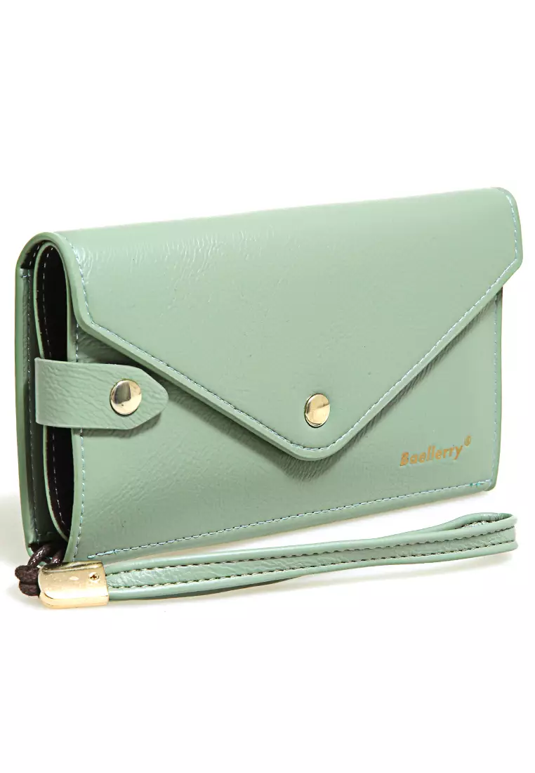Clutch Wallet Dompet Wanita Model Panjang Handphone Slot Material Leather ORIGINAL