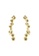 Her Jewellery gold Octa Circle Earrings (Yellow Gold) - Made with premium grade crystals from Austria A2637AC2BCAE87GS_4