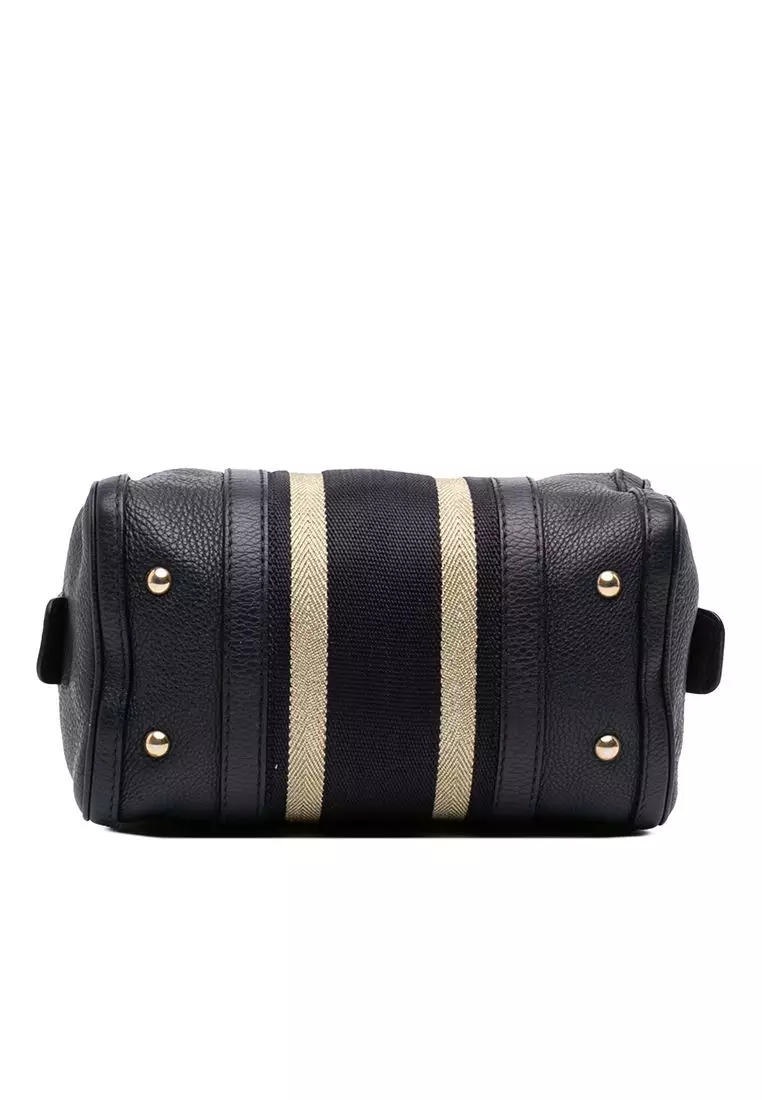 Pre-Loved Gucci Small Calfskin Web Joy Boston Bag