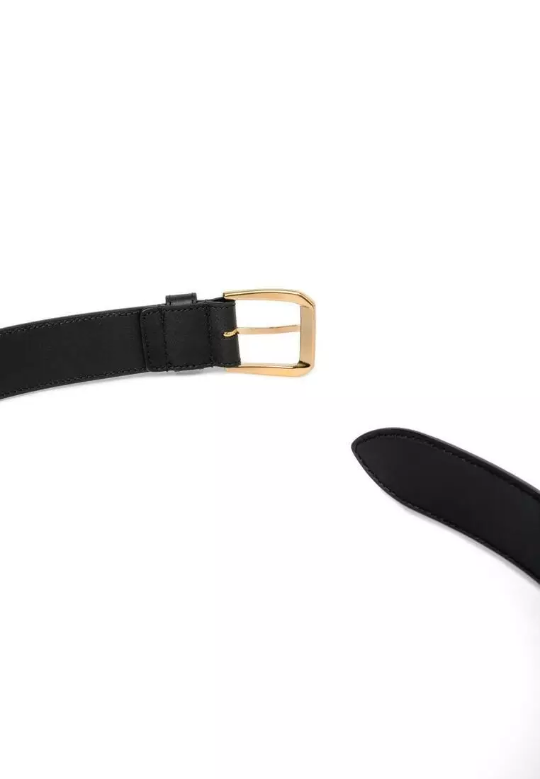 With Square Buckle And Interlocking G 腰帶