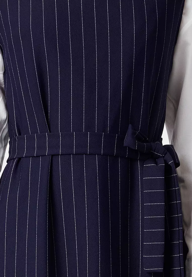 Striped Gilet Dress