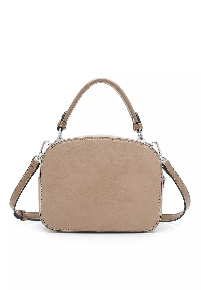 Top Handle Bag / Sling Bag / Shoulder Bag - Beige