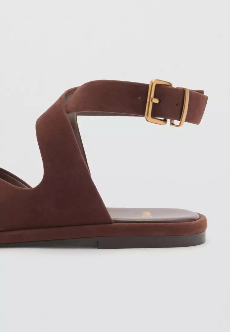 Suede Straps Sandals