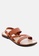 Rag & CO. brown Leather Flat Sandal with Ankle Strap 43BEFSH19083E4GS_2