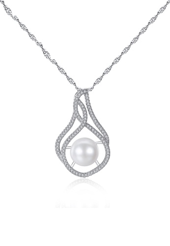 Fortress Hill white Premium White Pearl Elegant Necklace 579AAACDA88057GS_1