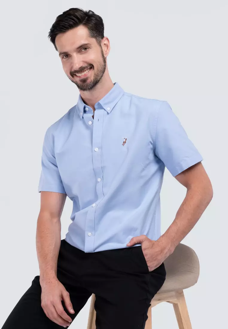 Polo Haus - Men’Cotton Plain Regular Fit Short Sleeve
