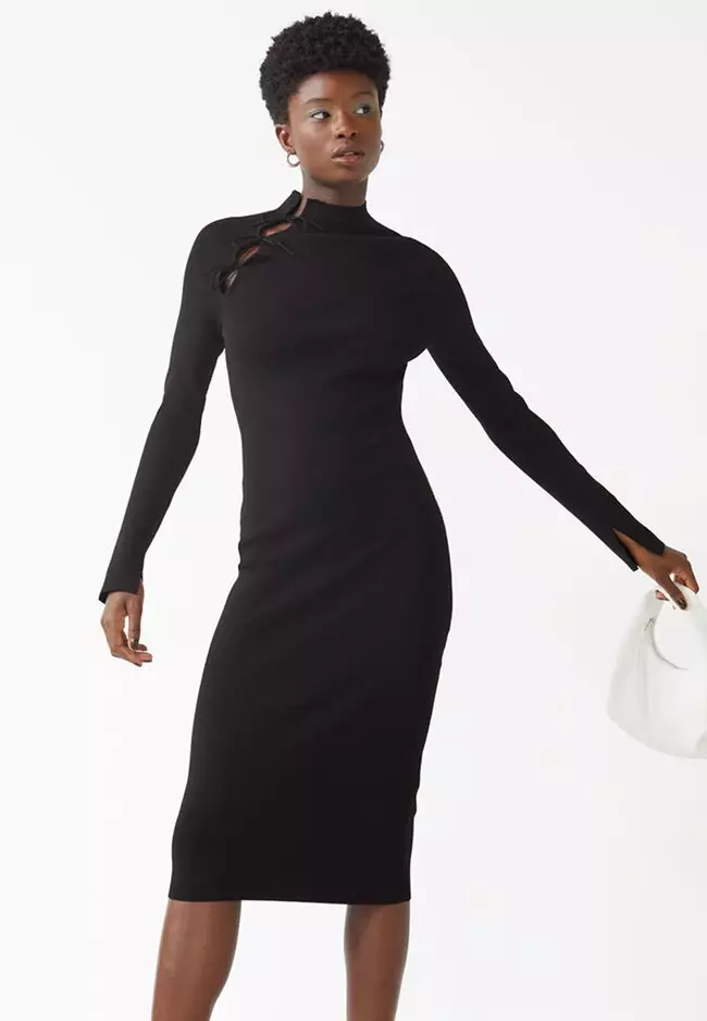 And other stories new arrivals waist knot midi dress