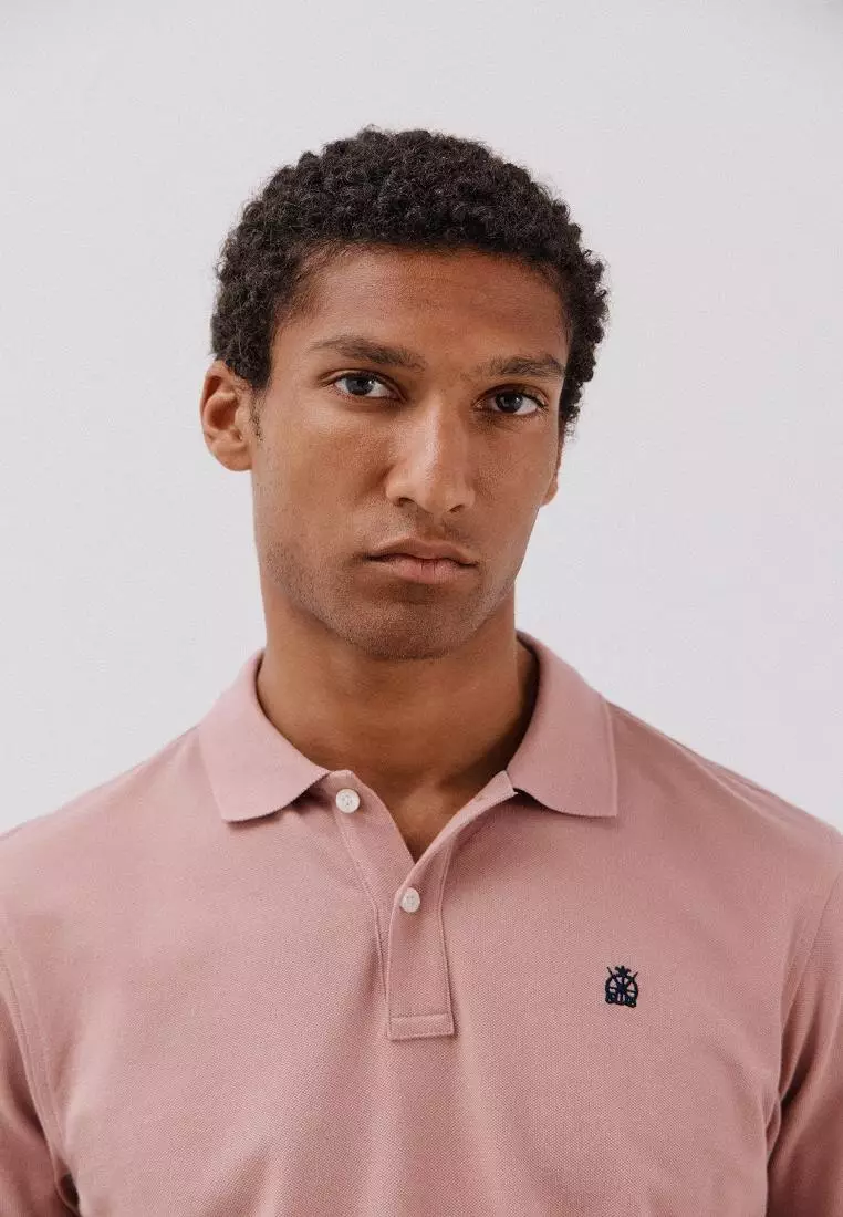 Basic Piqué Polo Shirt