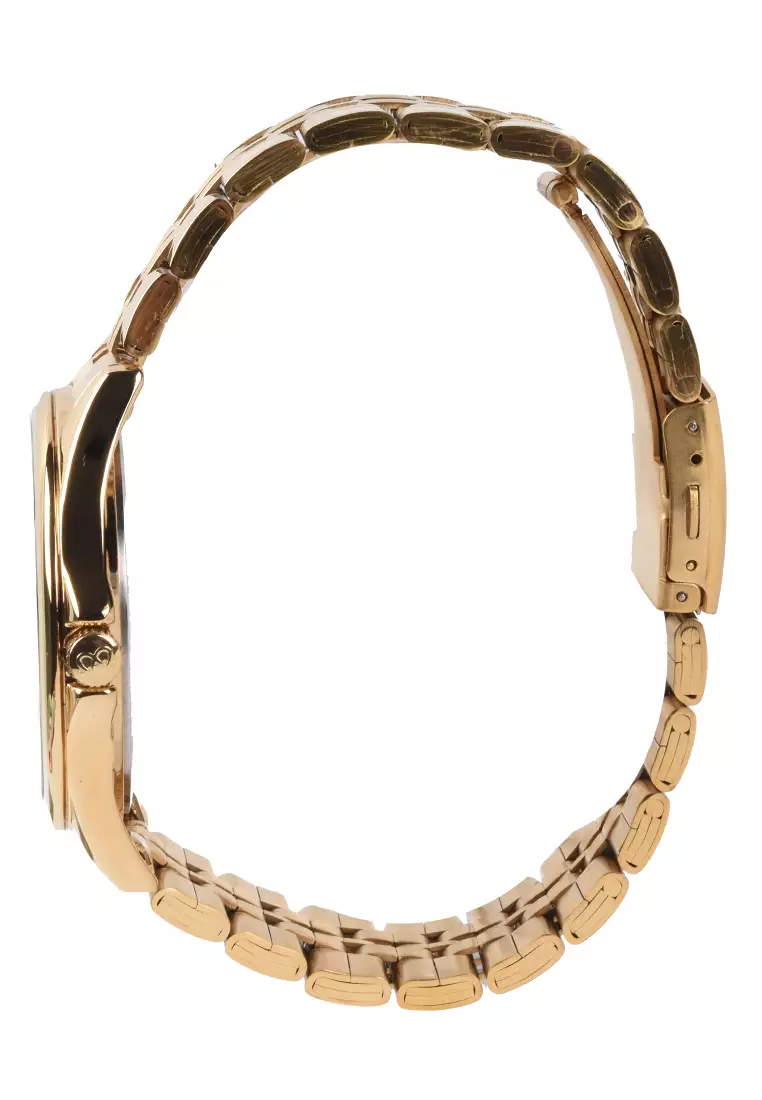 Mirage - Jam Tangan Pria - Gold - Stainless Steel - 8709M-C