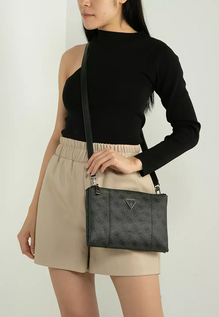 Guess lani double zip crossbody outlet