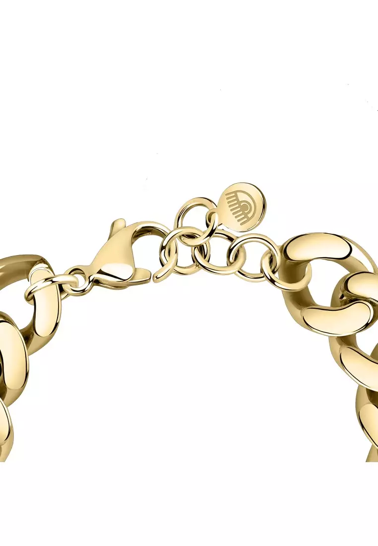 Chiara Ferragni Chain 170+25mm Women's Pink Stone Bracelets J19AUW51