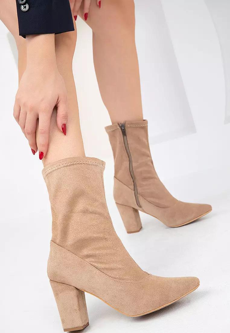 Discount on Soho  shoes - SKU: Tucked Pointed Toe Boots