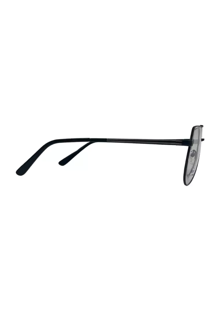 Buy Tony Morgan Tony Morgan Men's Black Aviator Metal Eyeglasses ...