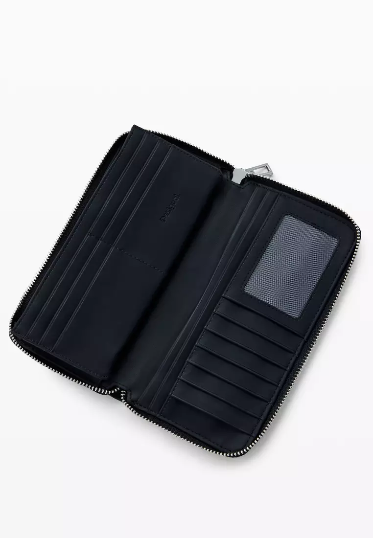 M wallet with studs