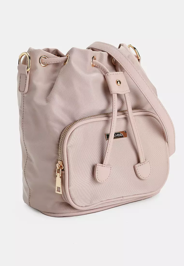 Premium Oxford Nylon Drawstring Bucket Bag